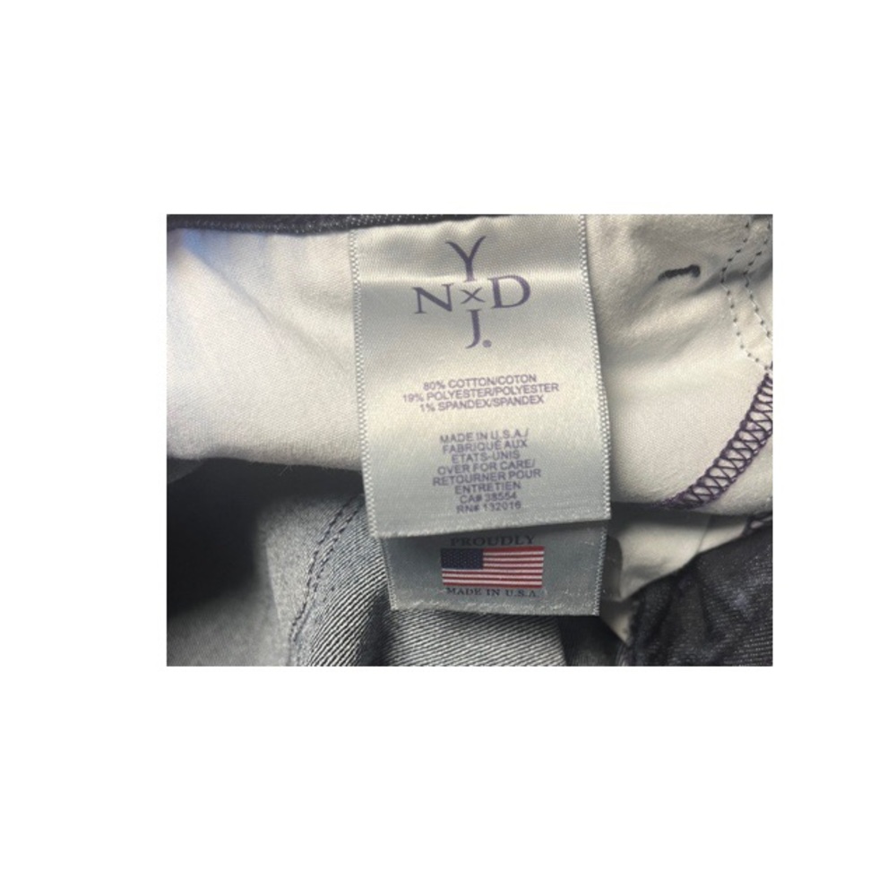 NYDJ Embellished Hem Cropped Jeans - Picture 4 of 5